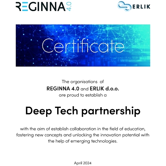 REGINNA 4.0 and Startup ERLIK: Deep Tech Collaboration!